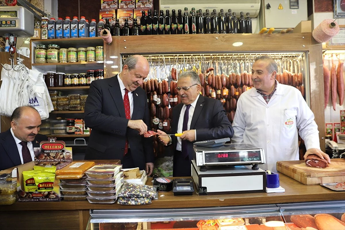 KKTC Başbakanı Tatar, Kayseri\'de ziyaretlerde bulundu