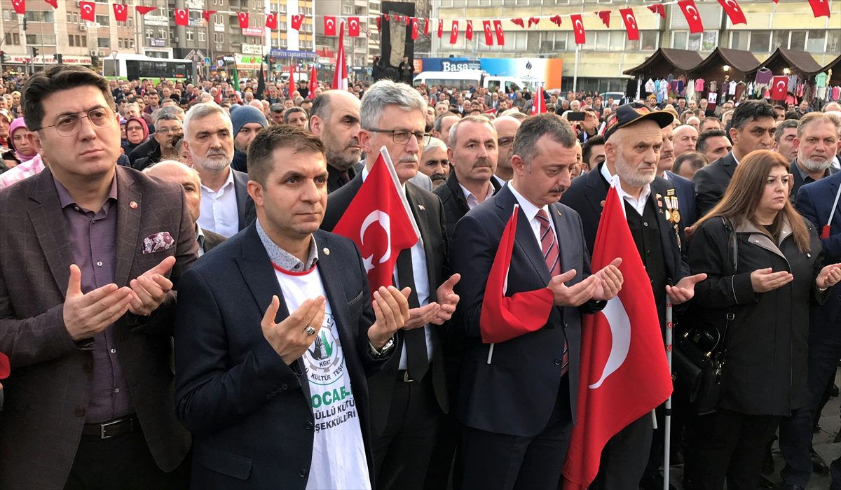 Kocaeli\'de 50 STK\'den "Bahar Kalkanı Harekatı"na destek yürüyüşü
