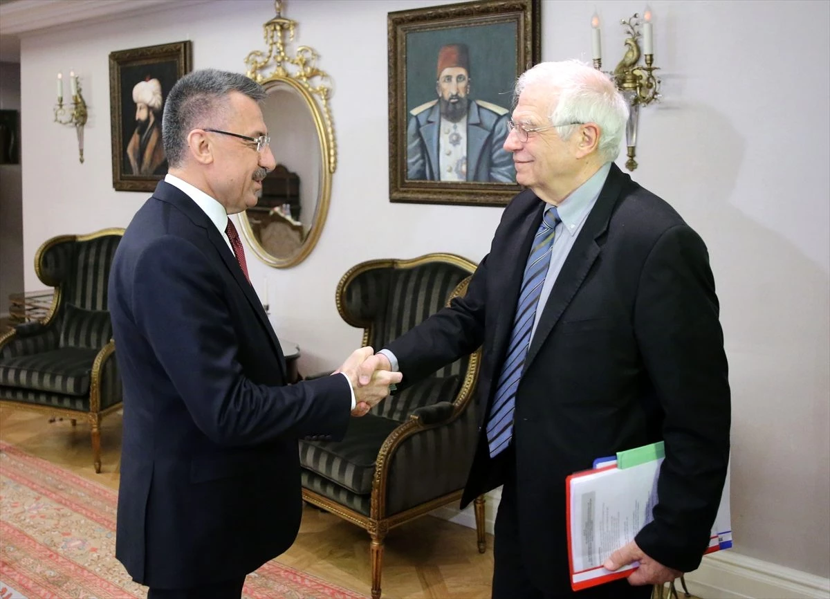 Oktay, AB Dış İlişkiler ve Güvenlik Politikası Yüksek Temsilcisi Borrell\'i kabul etti