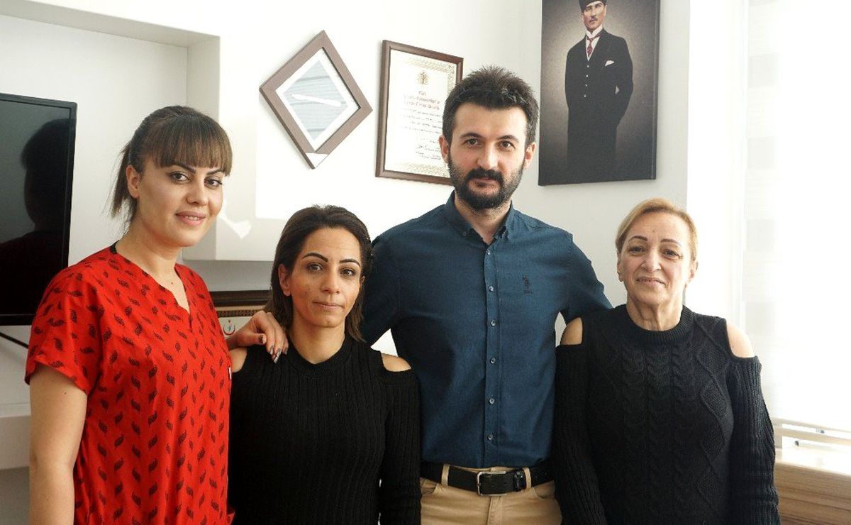 Anne kız estetik için Londra\'dan Gaziantep\'e geldi