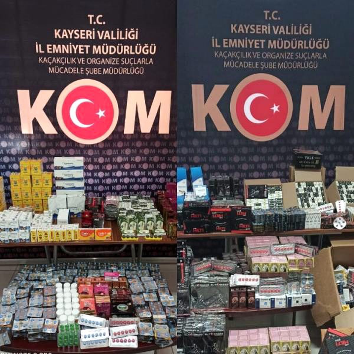 Baharat dükkanında 20 bin kaçak cinsel içerikli hap ele geçirildi