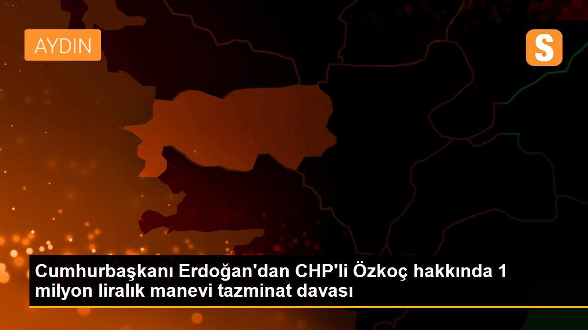 Cumhurbaşkanı Erdoğan\'dan CHP\'li Özkoç hakkında 1 milyon liralık manevi tazminat davası