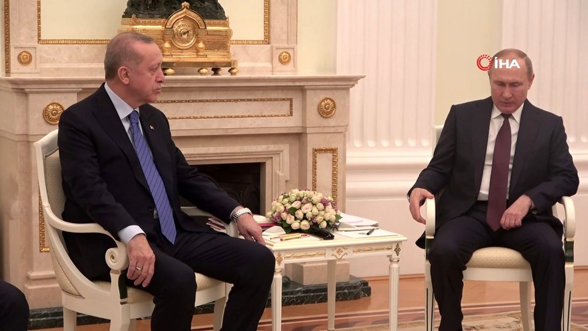 Cumhurbaşkanı Erdoğan, Rus mevkidaşı Putin ile görüştü