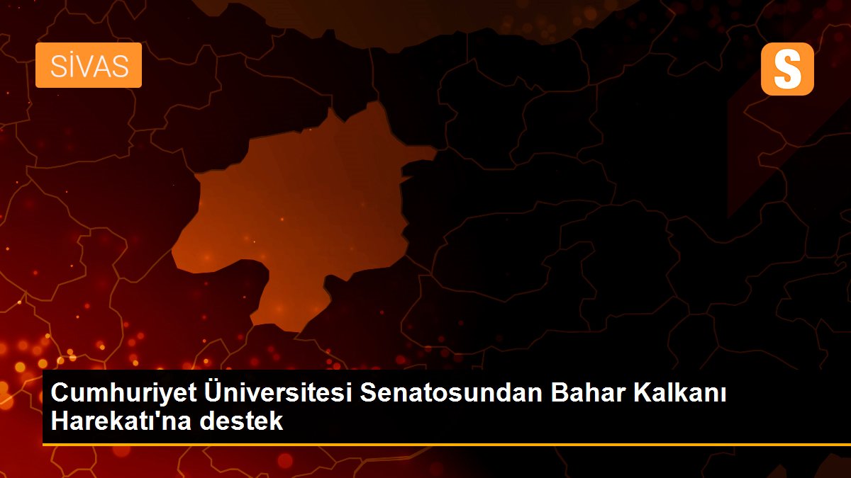 Cumhuriyet Üniversitesi Senatosundan Bahar Kalkanı Harekatı\'na destek