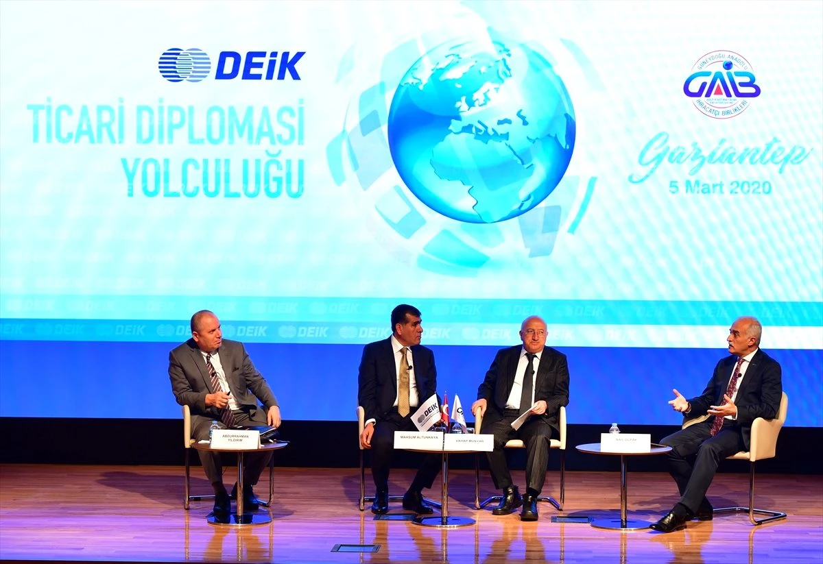 "DEİK ile Ticari Diplomasi Yolculuğu" buluşmaları Gaziantep\'te gerçekleştirildi