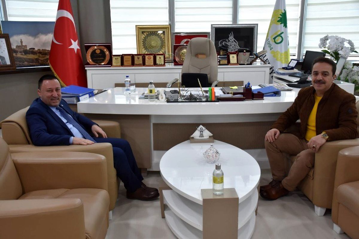 İçişleri Bakan danışmanı Sevgili\'den Başkan Beyoğlu\'na ziyaret