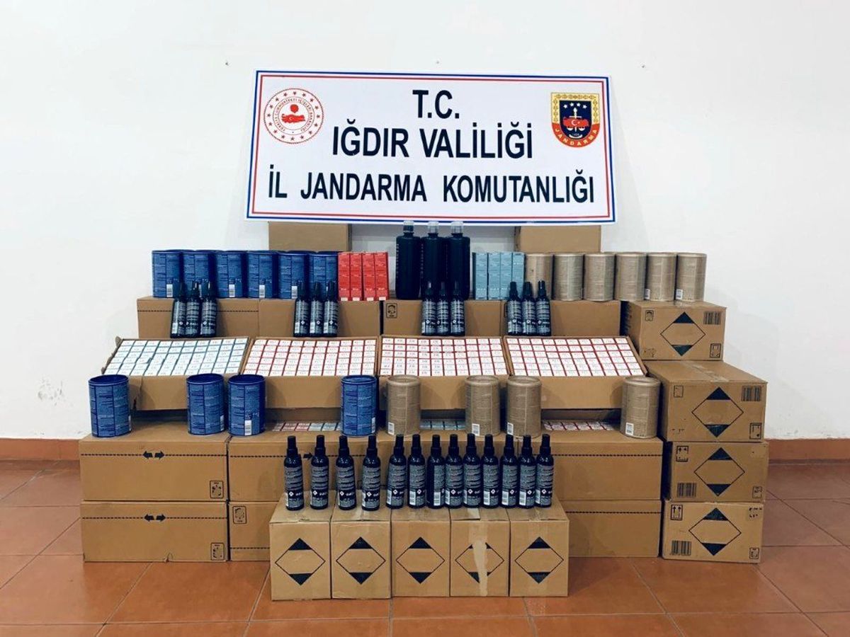 Iğdır\'da kaçak kozmetik ürün ele geçirildi