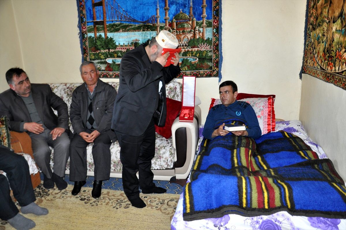 Nevşehir\'de İdlib gazisine geçmiş olsun ziyareti