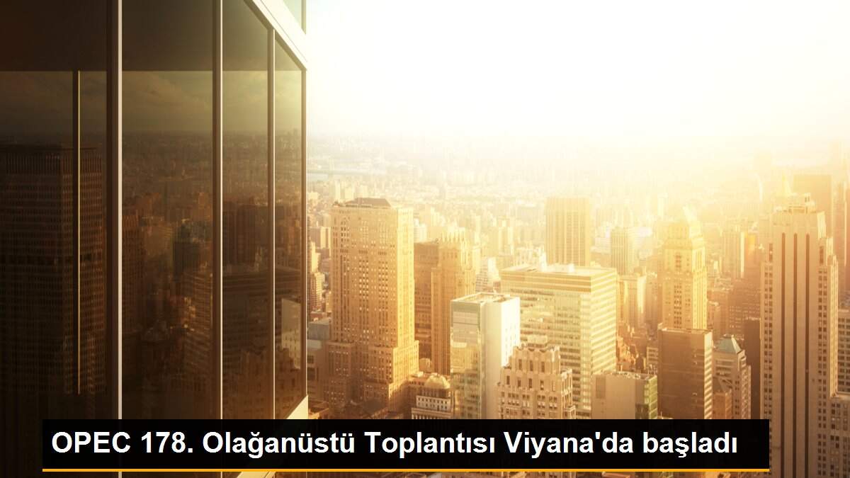 OPEC 178. Olağanüstü Toplantısı Viyana\'da başladı
