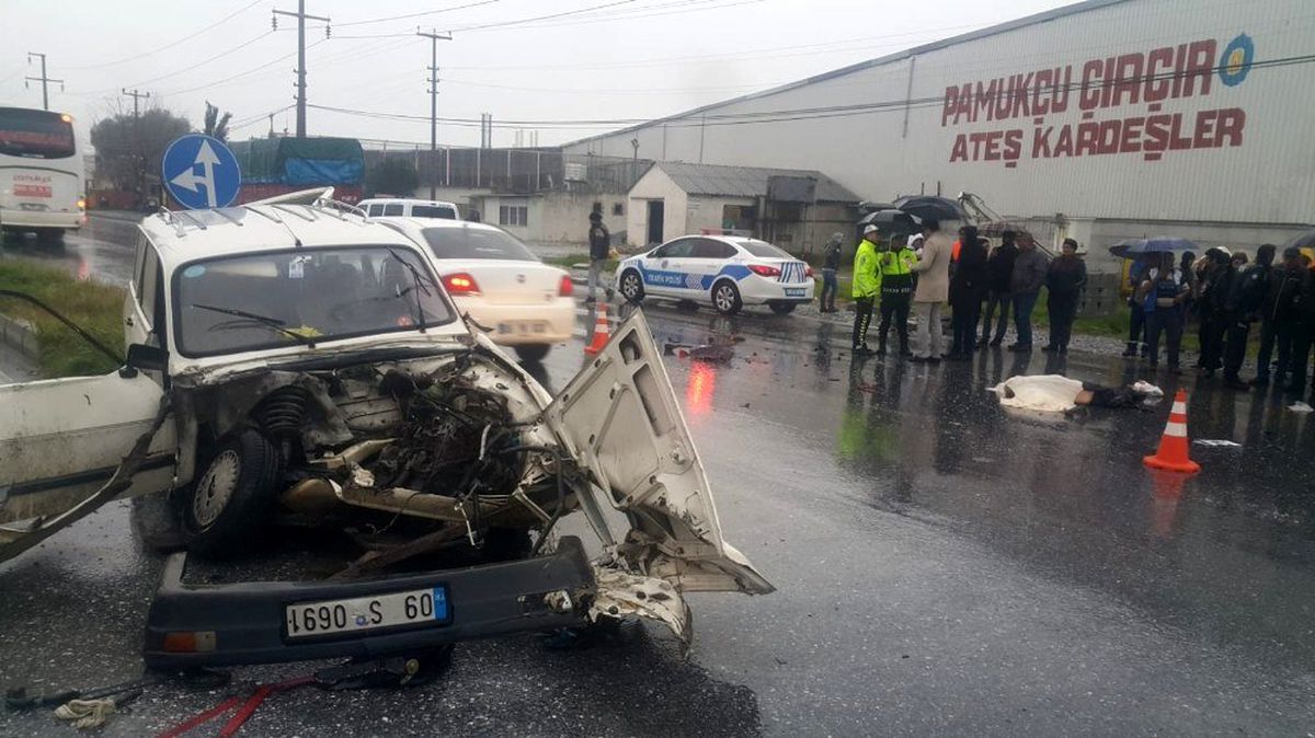 Söke\'de feci kaza; 1 ölü