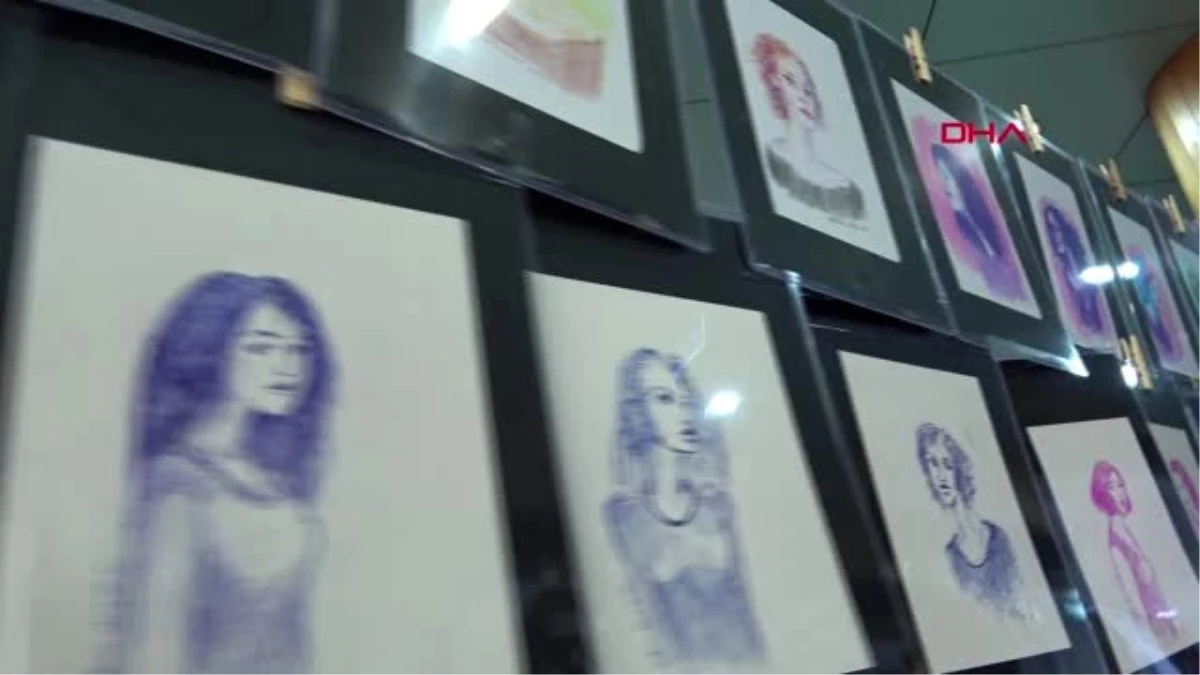Trabzon öldürülen 3 bin 150 kadının portrelerini çizdi, sergi açtı