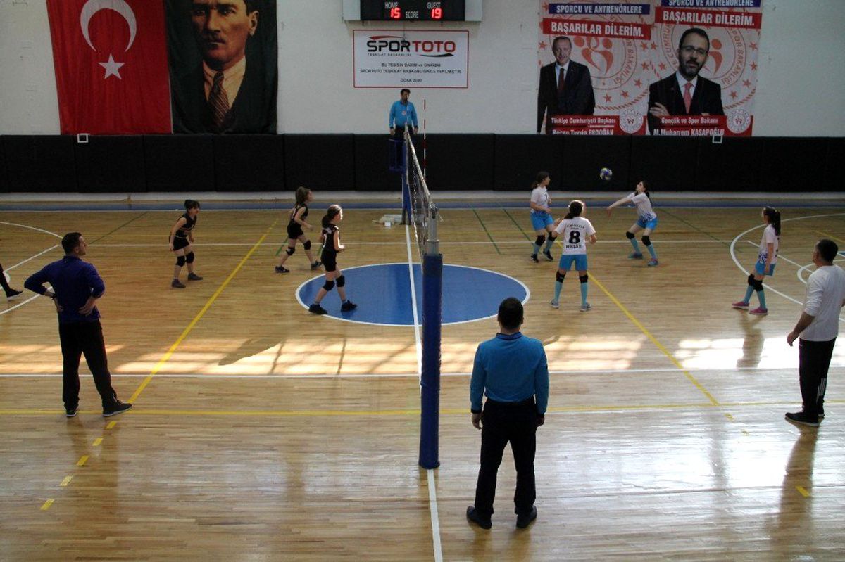Amasya\'da voleybol heyecanı