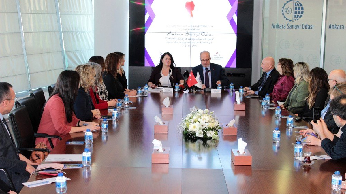 ASO \'Toplumsal Cinsiyet Eşitliğine Duyarlı İşyeri\' belgesi alan ilk kurum oldu