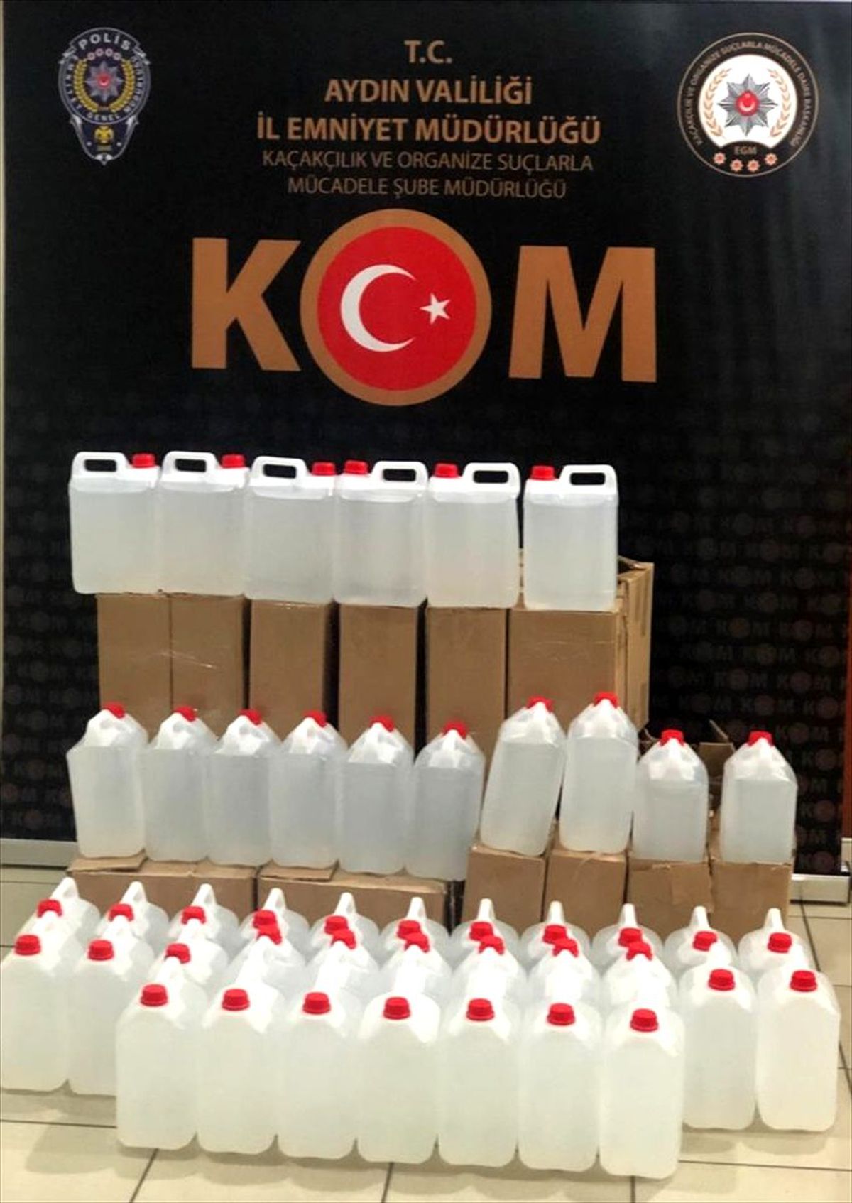 Aydın\'da kaçak içki operasyonu