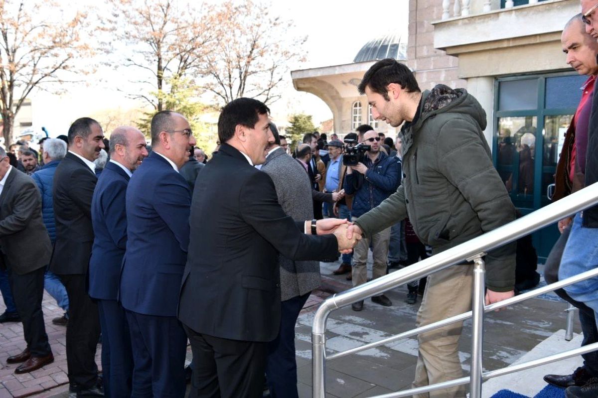 Başkanlar Büyük Buğday Pazarı Camiinde vatandaşlarla buluştu