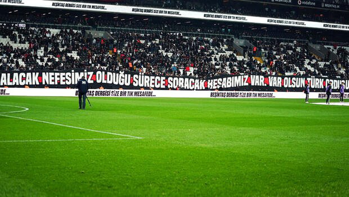 Beşiktaş taraftarından Mehmetçiğe destek!