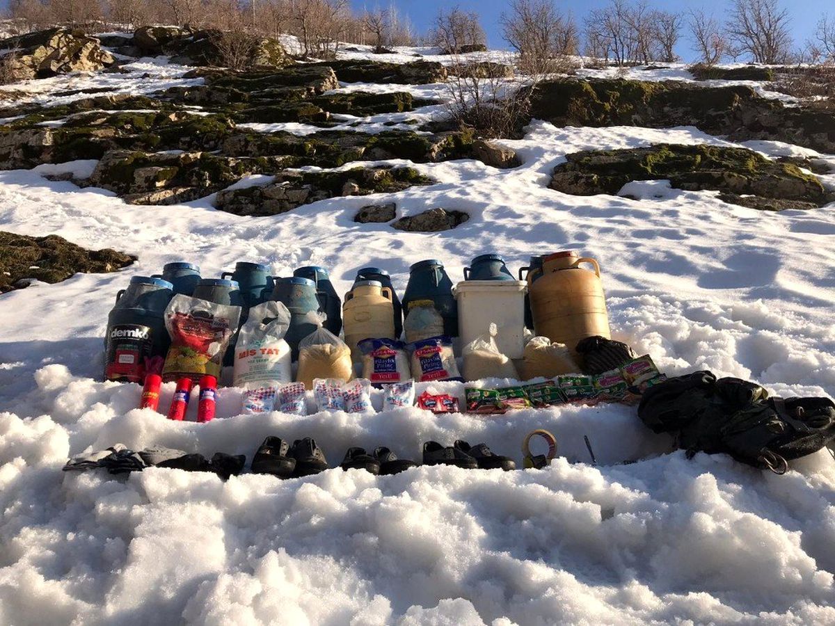 Bitlis\'te terör örgütüne ait malzemeler ele geçirildi