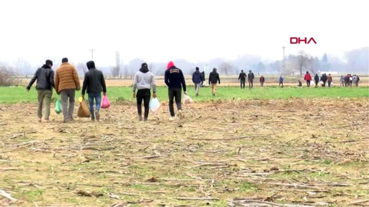 Edirne yunan sınırına göçmen akınında ilk hafta bitti