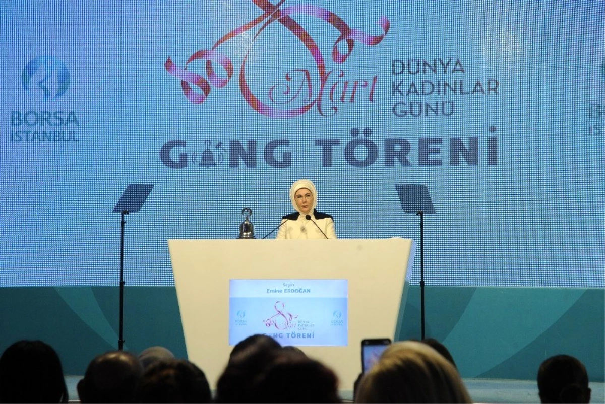 Emine Erdoğan: "Kadınların iş gücüne katılımı son 10 yılda erkeklere göre 4 kat fazla arttı"
