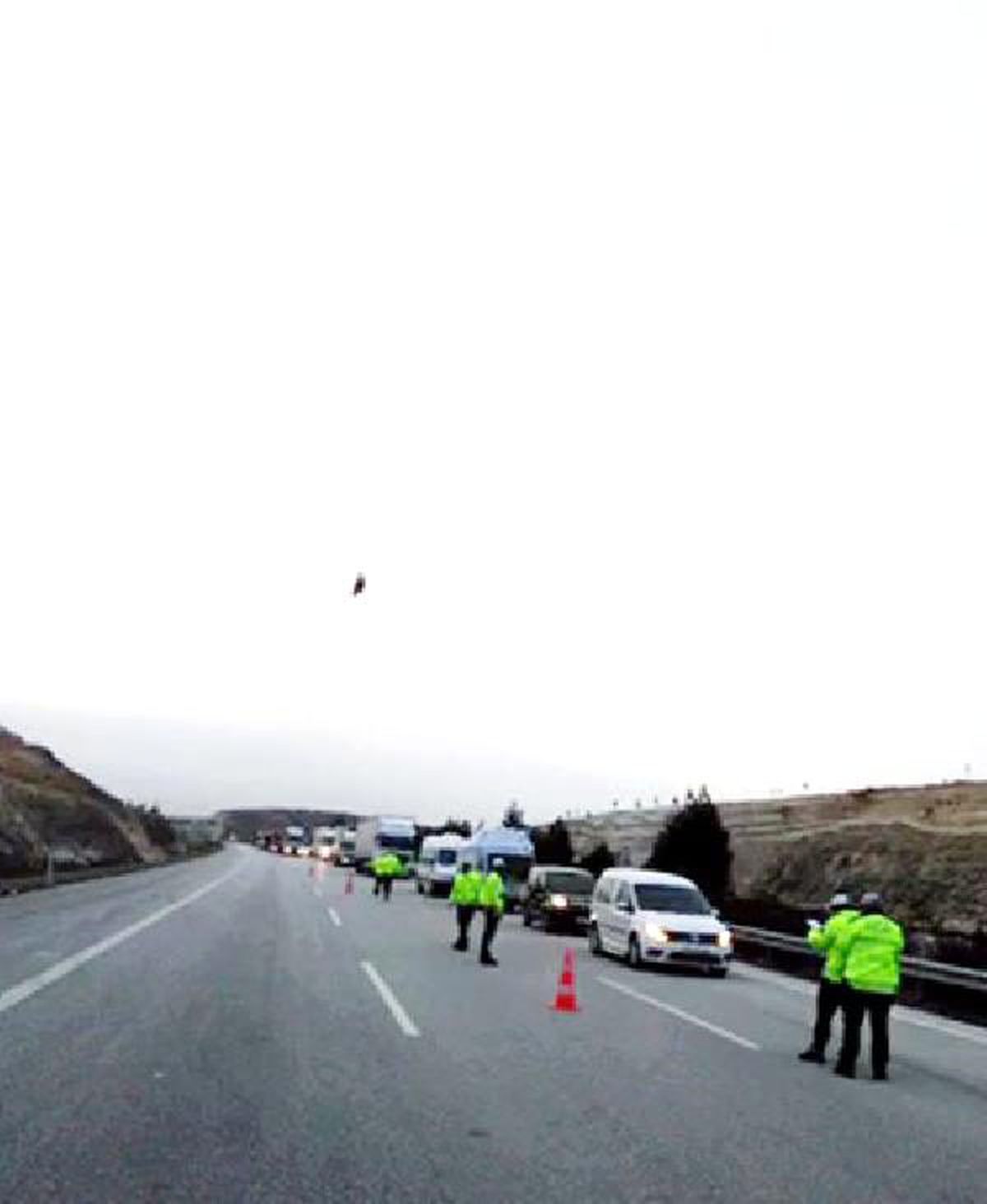 Gaziantep\'te helikopterli trafik denetimi