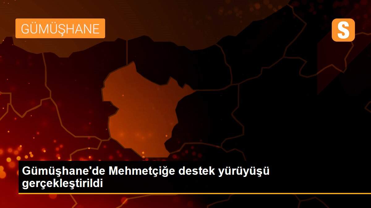 Gümüşhane\'de Mehmetçiğe destek yürüyüşü gerçekleştirildi