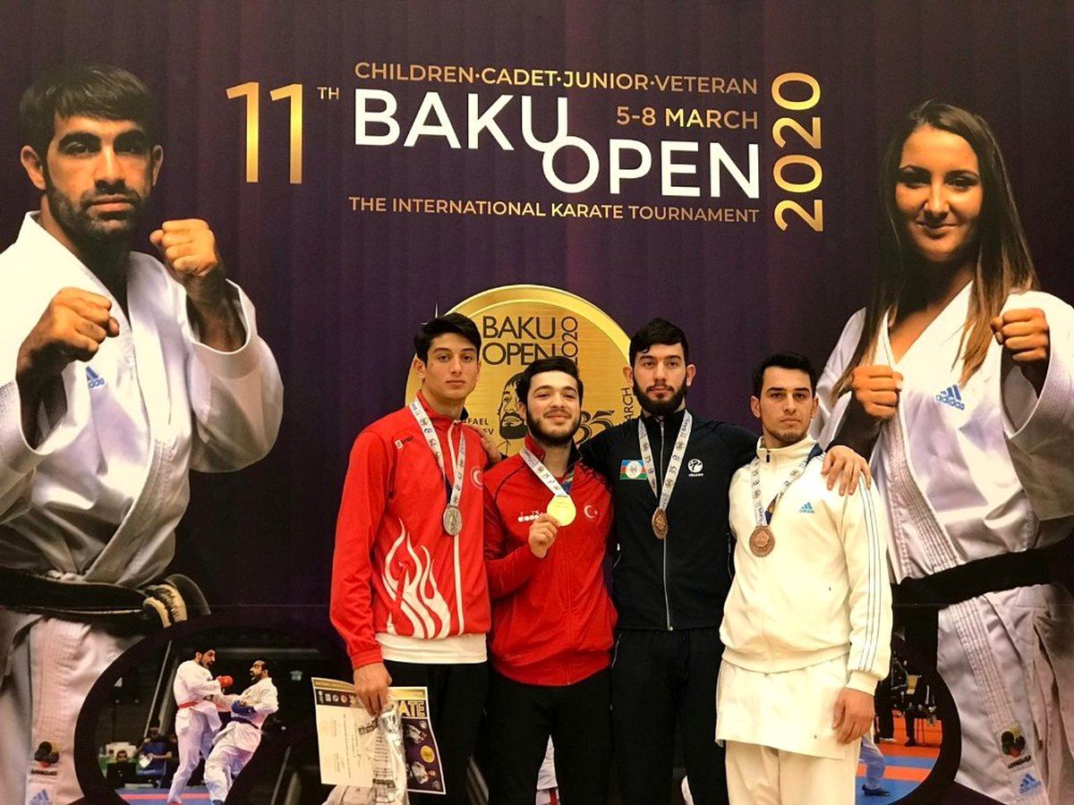 İzmitsporlu karateci Tamyüksel\'den gümüş madalya