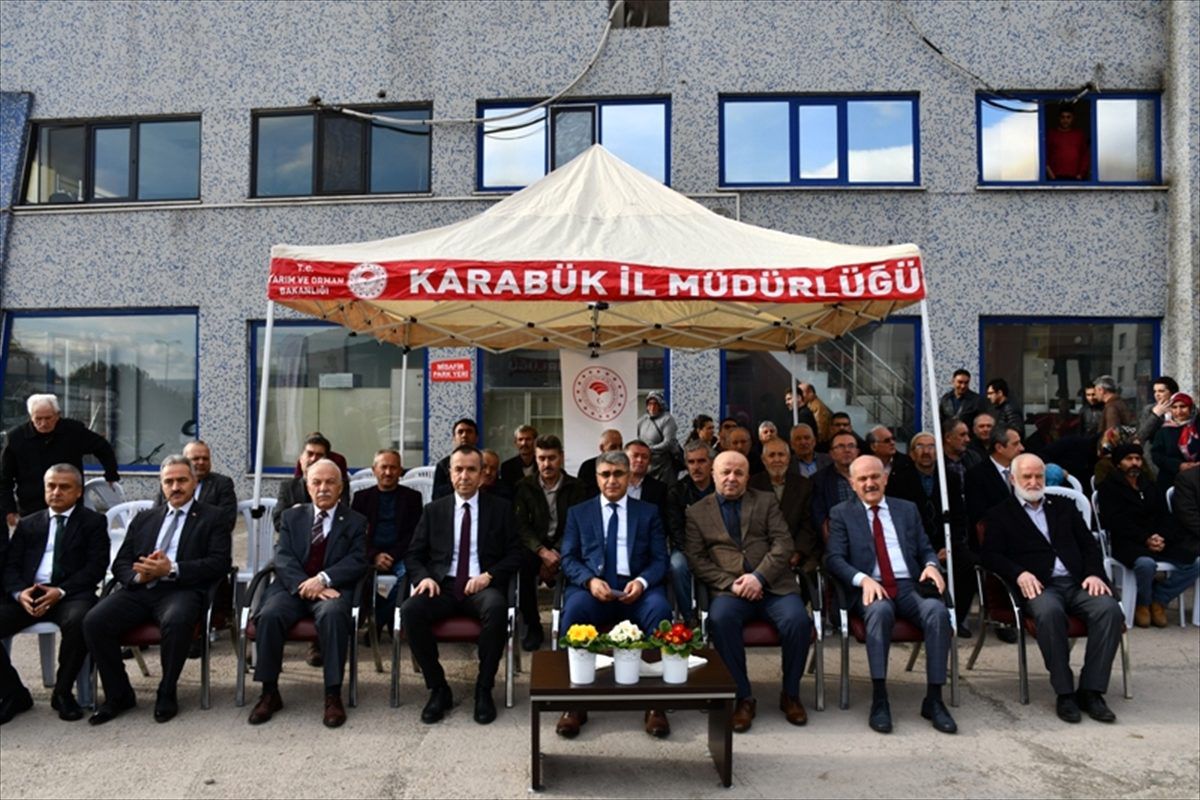 Karabük\'te çiftçilere 6 bin 500 fidan dağıtıldı