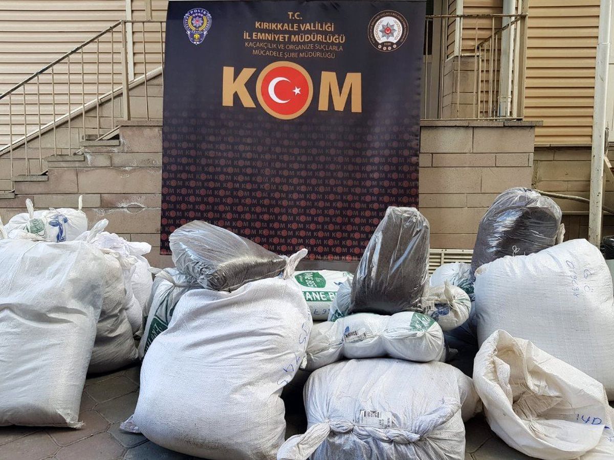 Kırıkkale\'de 460 kilogram kaçak tütün ele geçirildi