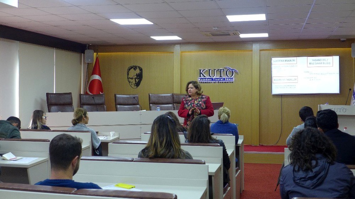 KUTO\'nun CV hazırlama ve iş görüşmesine hazırlık eğitimleri ilgi gördü