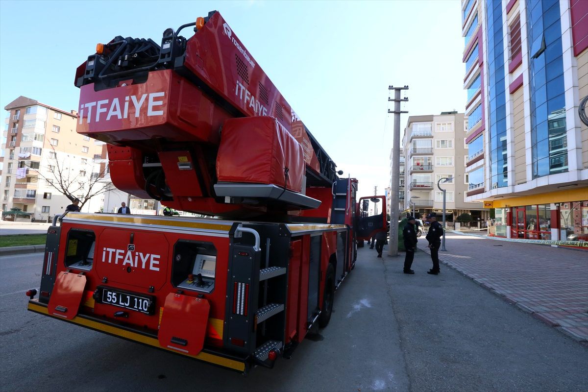 Samsun\'da evde çıkan yangında bir kişi yaralandı