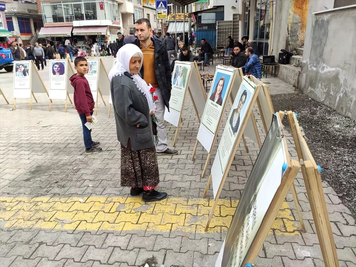 Sason\'da "Kadına yönelik şiddete son" fotoğraf sergisi