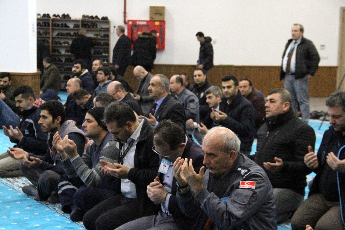 Taksiciler İdlib şehitleri için mevlit okuttu