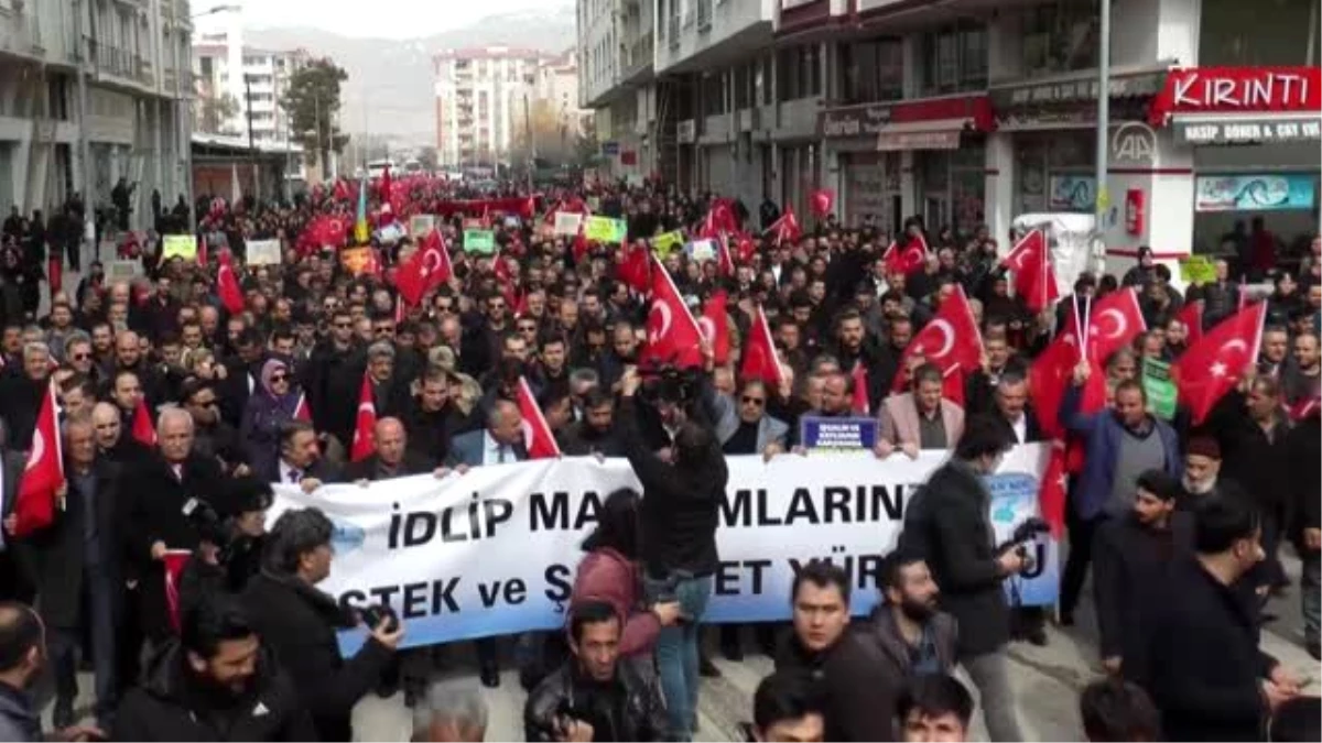 Van\'da "İdlip Mazlumlarına Destek ve Şahadet Yürüyüşü"
