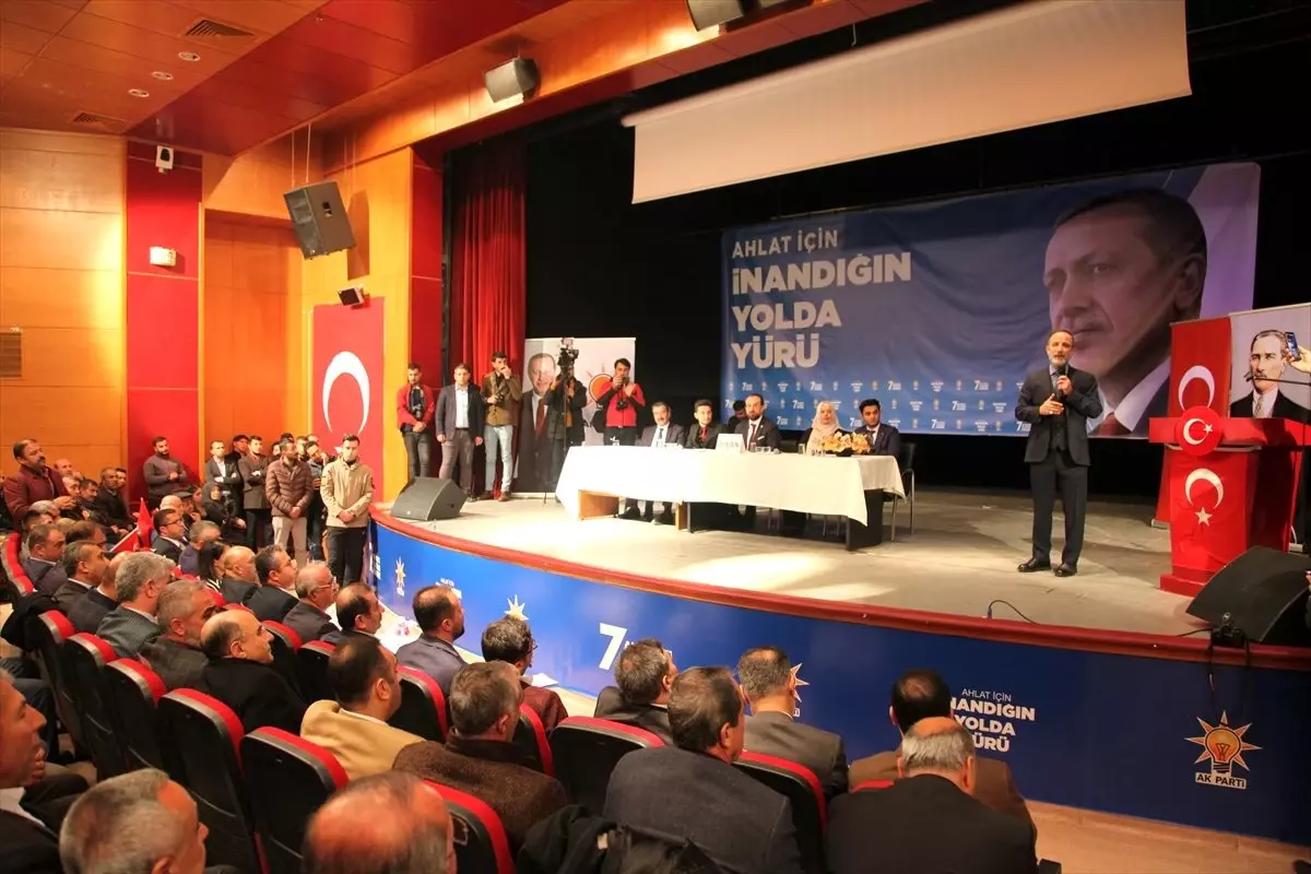 AK Parti Ahlat İlçe Başkanlığı Kongresi yapıldı