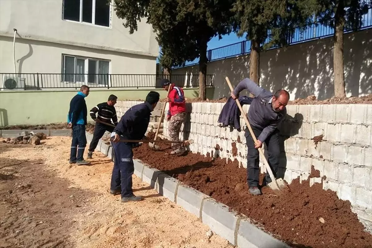 Belediyeden Şehit Recep Öncebe Camisi\'ne çevre düzenlemesi