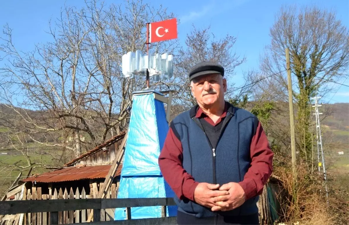 İlkokul mezunu vatandaş, bisiklet tekeri ve galvanizden elektrik üretti