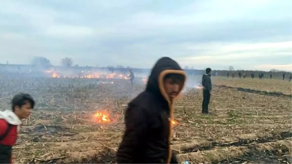 Yunan askerinden sınırda bekleyen göçmenlere müdahale