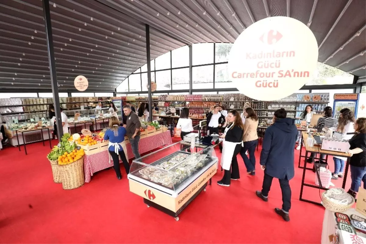 CarrefourSA Dünya Kadınlar Günü\'nü kadın üreticilerle kutladı