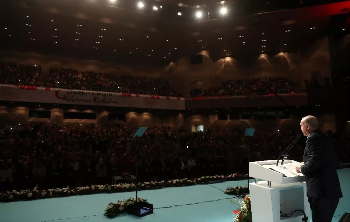 Cumhurbaşkanı Recep Tayyip Erdoğan: "Vicdanları nasır tutmuş bir dünyanın 8 Mart Dünya Kadınlar...