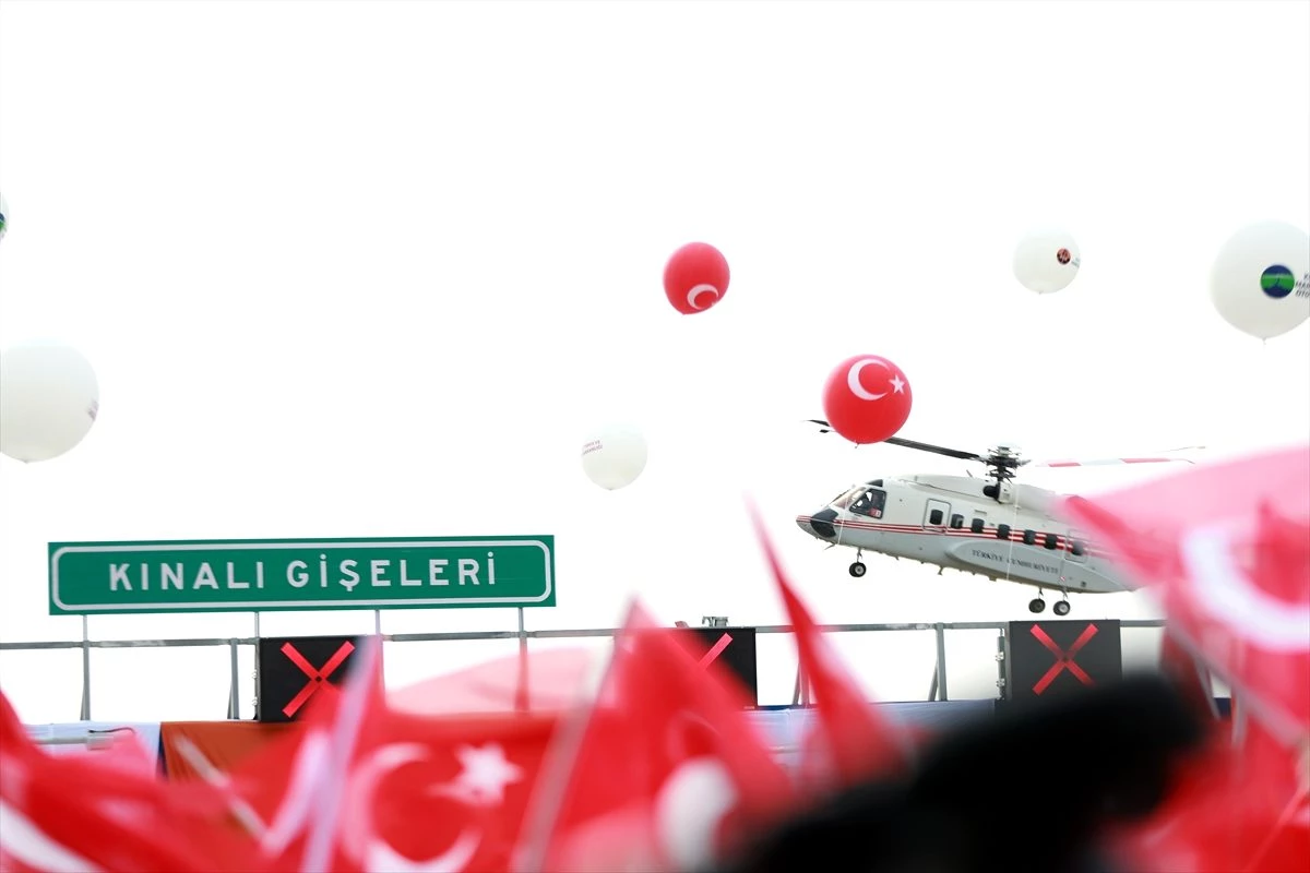 Kuzey Marmara Otoyolu Kınalı-Odayeri Kesimi Açılış Töreni