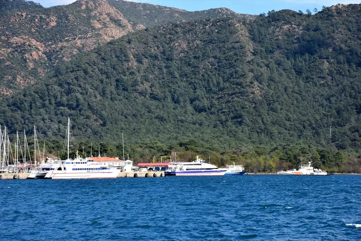 Marmaris Deniz Hudut Kapısı\'nda termal kameralı koronavirüs önlemi