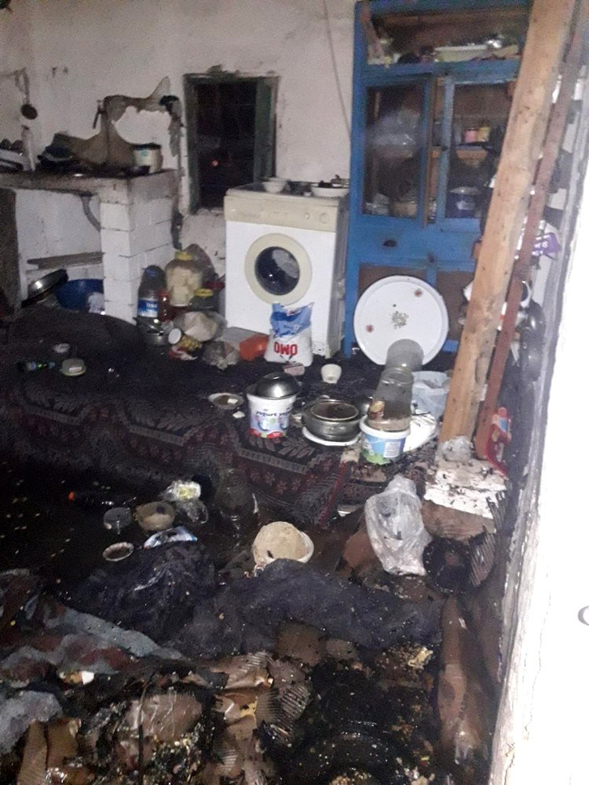 Mutfak tüpünden sızan gaz ev yangınına neden oldu