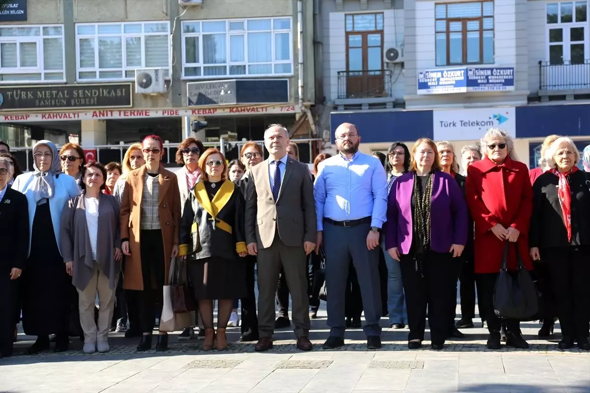 Samsun\'da 8 Mart Dünya Kadınlar Günü kutlaması