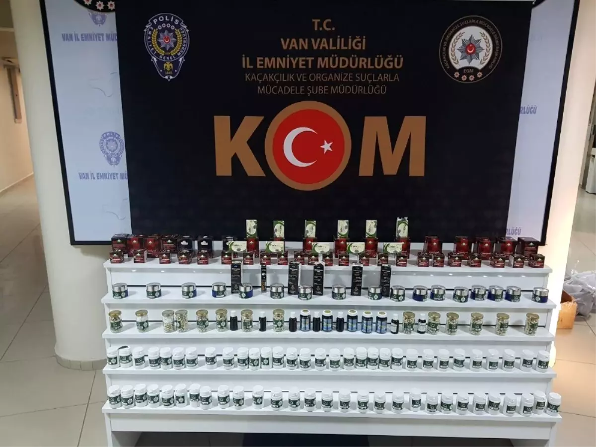 Van\'da 7 bin 490 adet kaçak ilaç ele geçirildi