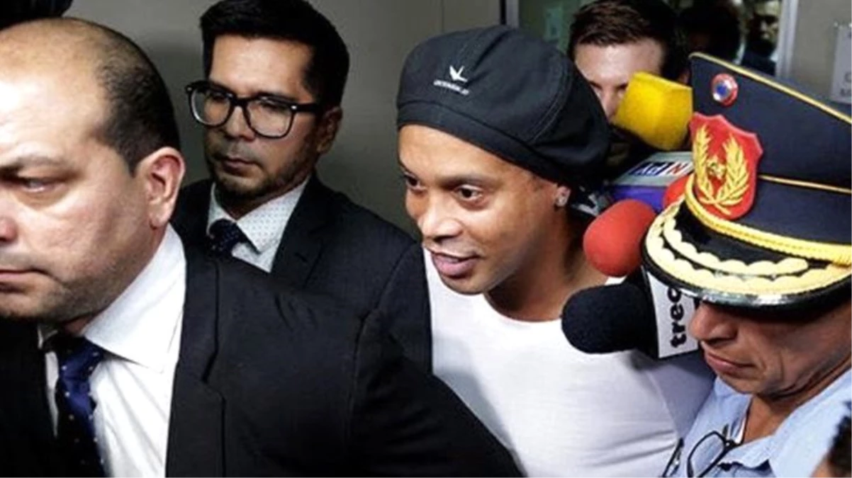 6 ay hapis cezası alan Ronaldinho\'nun hapishanedeki ilk görüntüsü ortaya çıktı