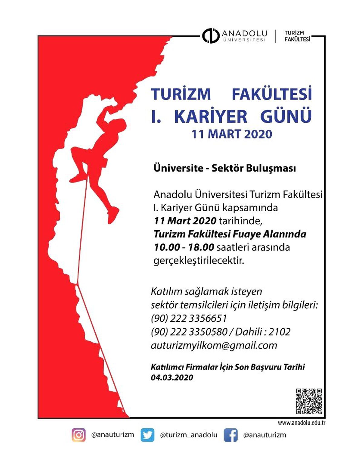 Anadolu Üniversitesinde \'1\'inci Kariyer Günü\' etkinliği