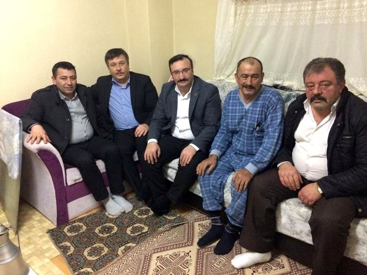 Başkan Doğan hastanede tedavi gören vatandaşları evlerinde ziyaret etti