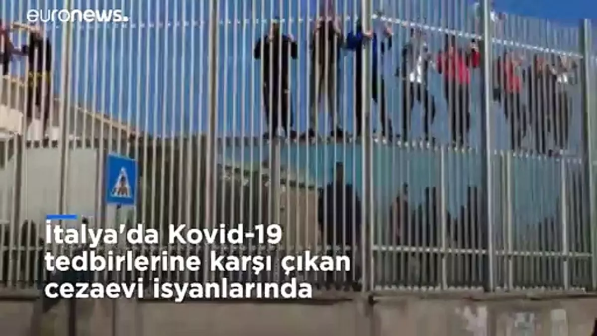 İtalya\'da Covid-19 tedbirlerine karşı cezaevinde isyan çıktı: 6 mahkum öldü