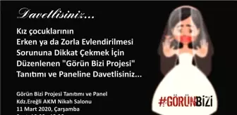 Kızı çocukları için 'Gün bizi' başlıklı panel yapılacak