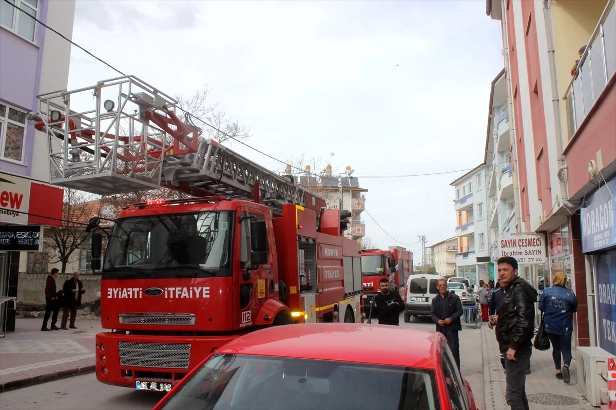 Konya\'da evde çakmakla oynayan çocuk yangına neden oldu